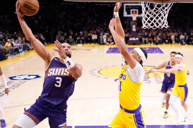 Die Siegesserie der Los Angeles Lakers wurde von den Phoenix Suns beendet 